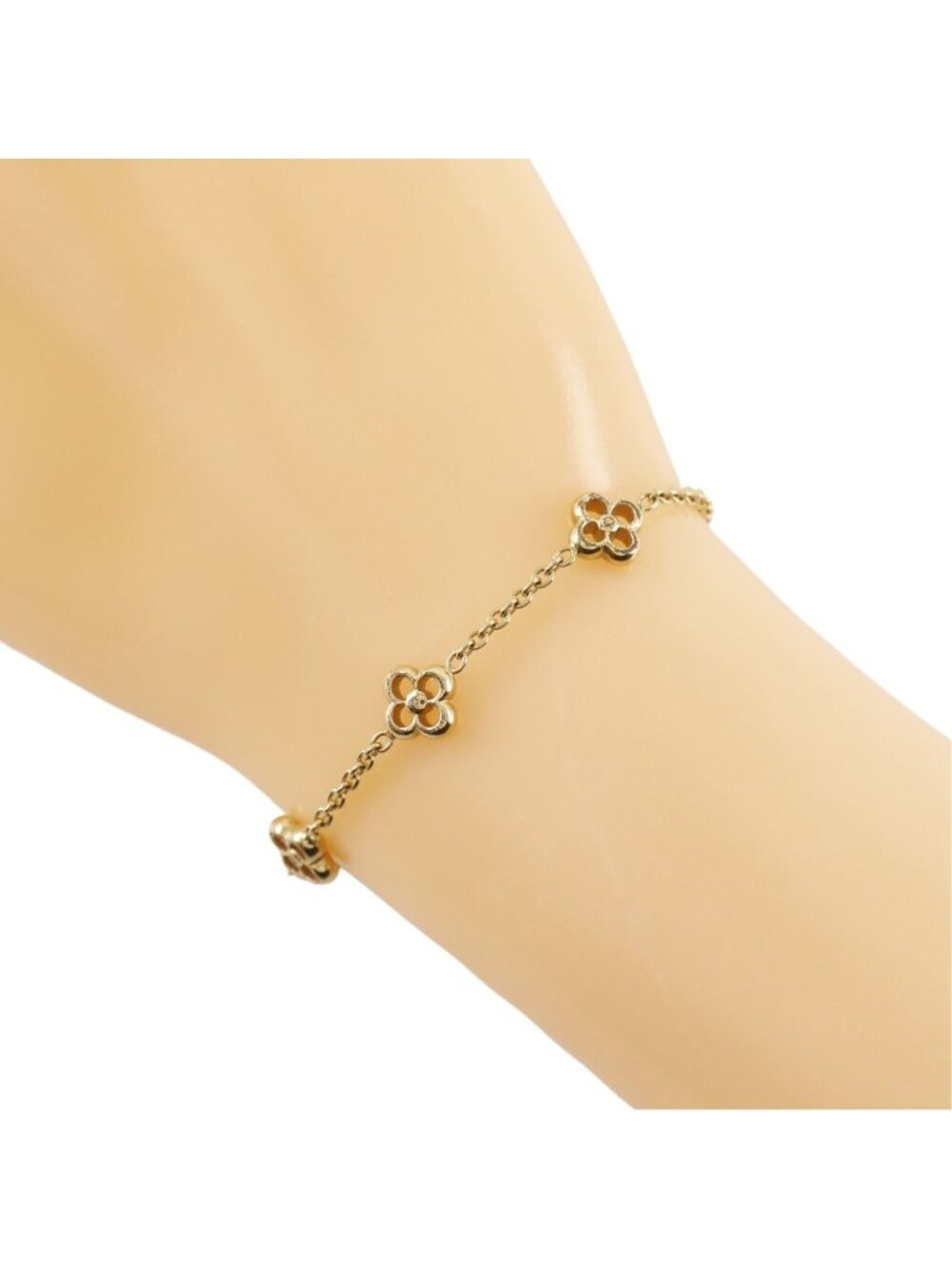 Louis Vuitton Bracelet Flowerful Gold Plated